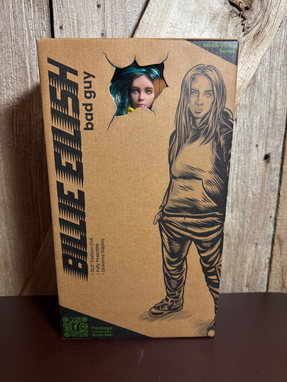 Billie Eilish Bad Guy Figure Music Video Series 10.5" Poseable Action Figure